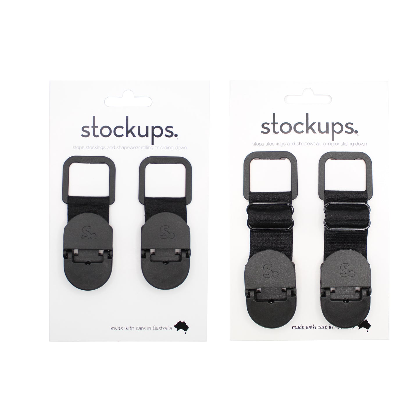 packaging non extendable and extendable stockups clip sets