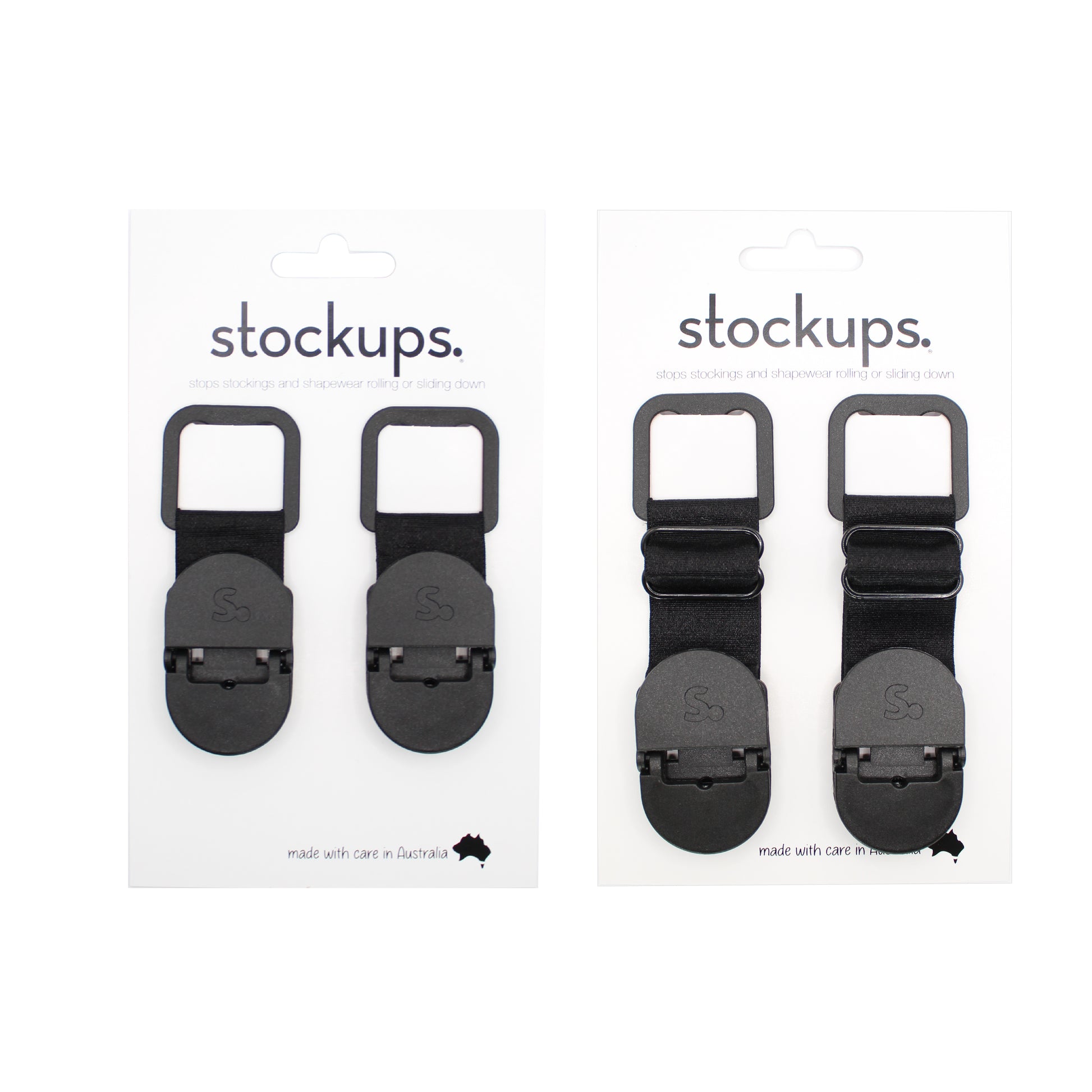 packaging non extendable and extendable stockups clip sets